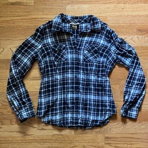 Fitted Flannel Shirt